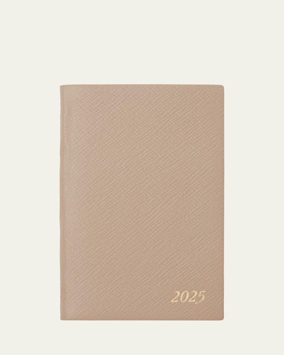 2025 Panama Leather Weekly Agenda with Pocket